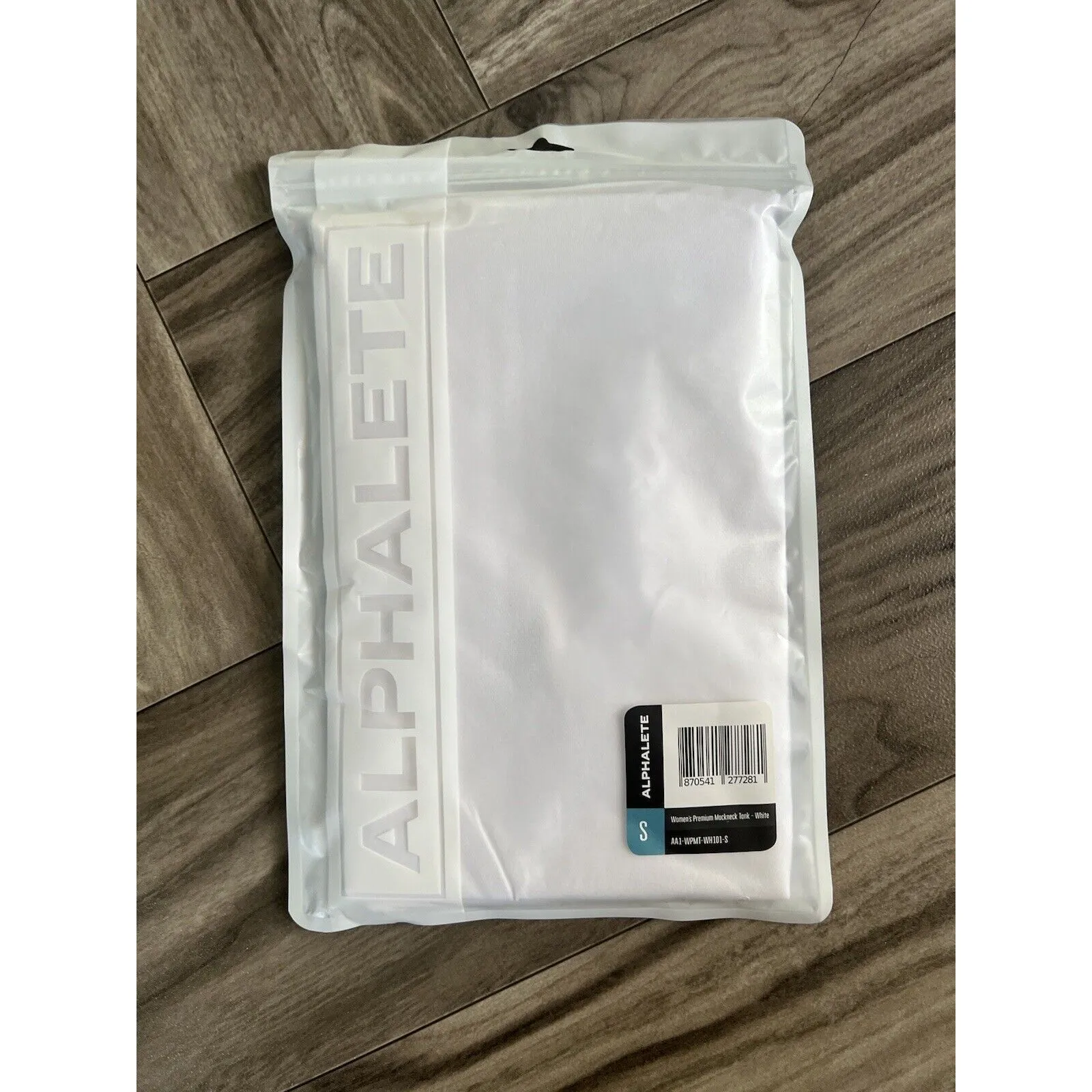 Alphalete Women's Premium Mockneck Tank -White,size Small - Image 3