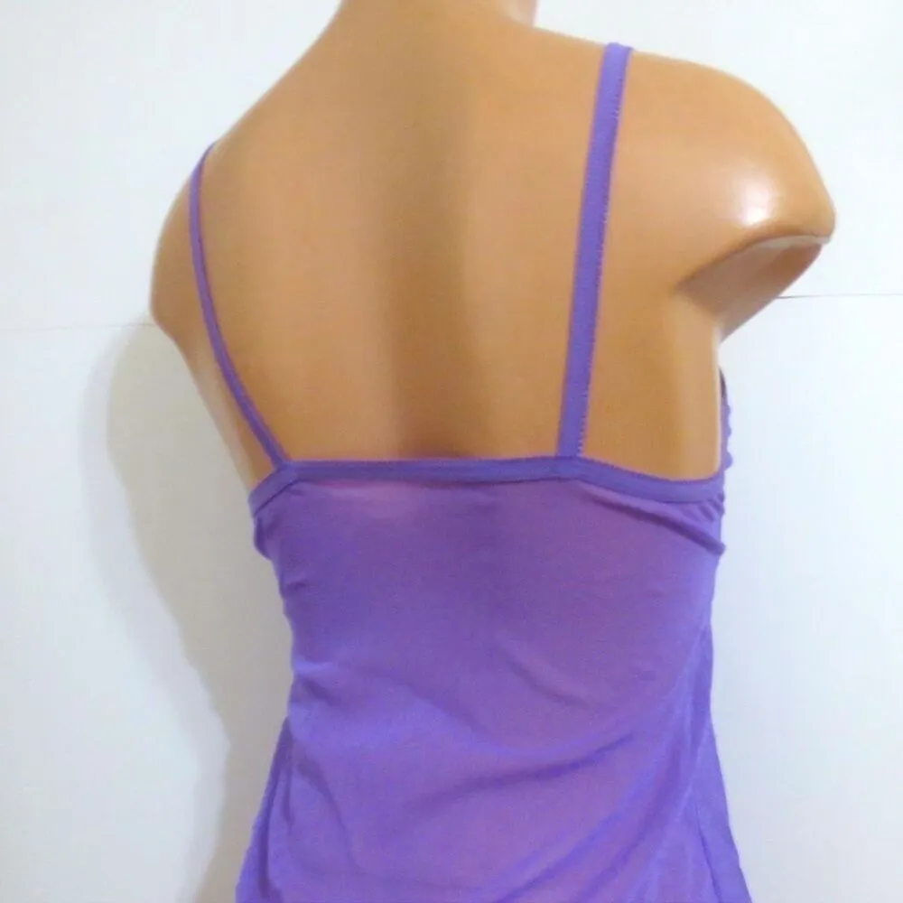 NWOT Purple Sheer Pajama Top Onesize Purple Size undefined - Image 2