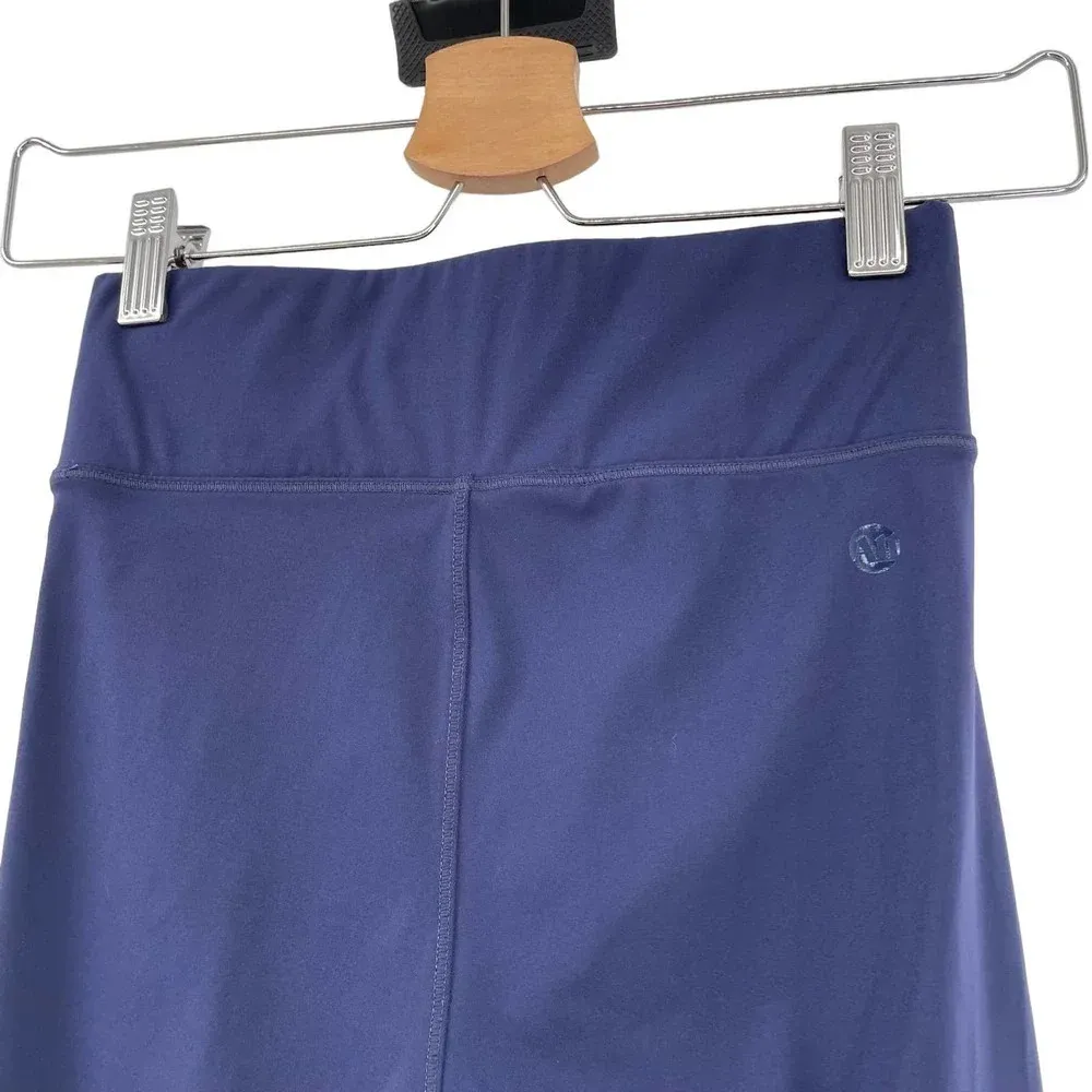 All Access Bandier Biker Shorts High Waisted Center Stage 9in Navy Blue Size XS - Image 5