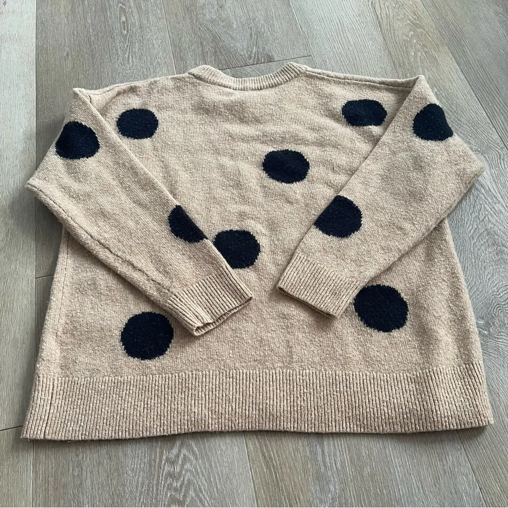 Madewell Dot Graystone Pullover Sweater in Coziest Yarn - Image 6