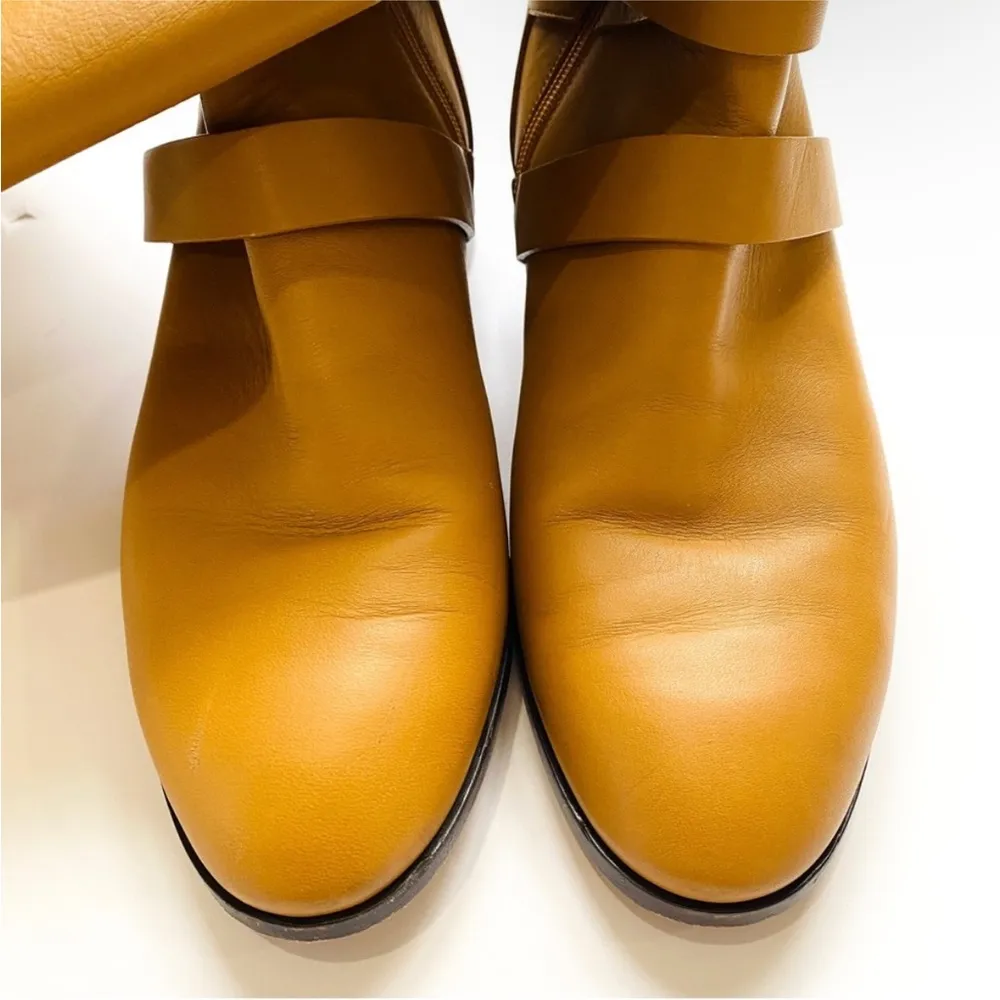 Chloe tan leather knee-high riding boots EUC - Image 7