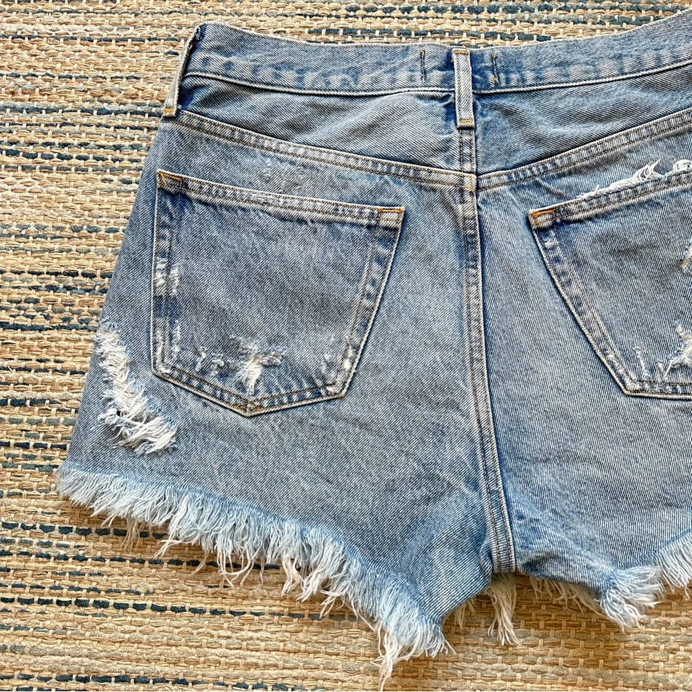 Parker Vintage Cut Off Jean Shorts in Swapmeet Denim Size 27 A026-811 - Image 6