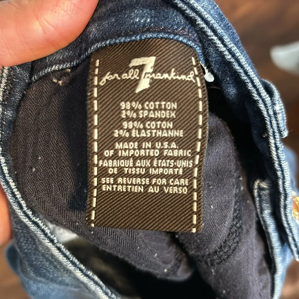 7 for All Mankind Midrise Cropped Skinny Jean - Image 5