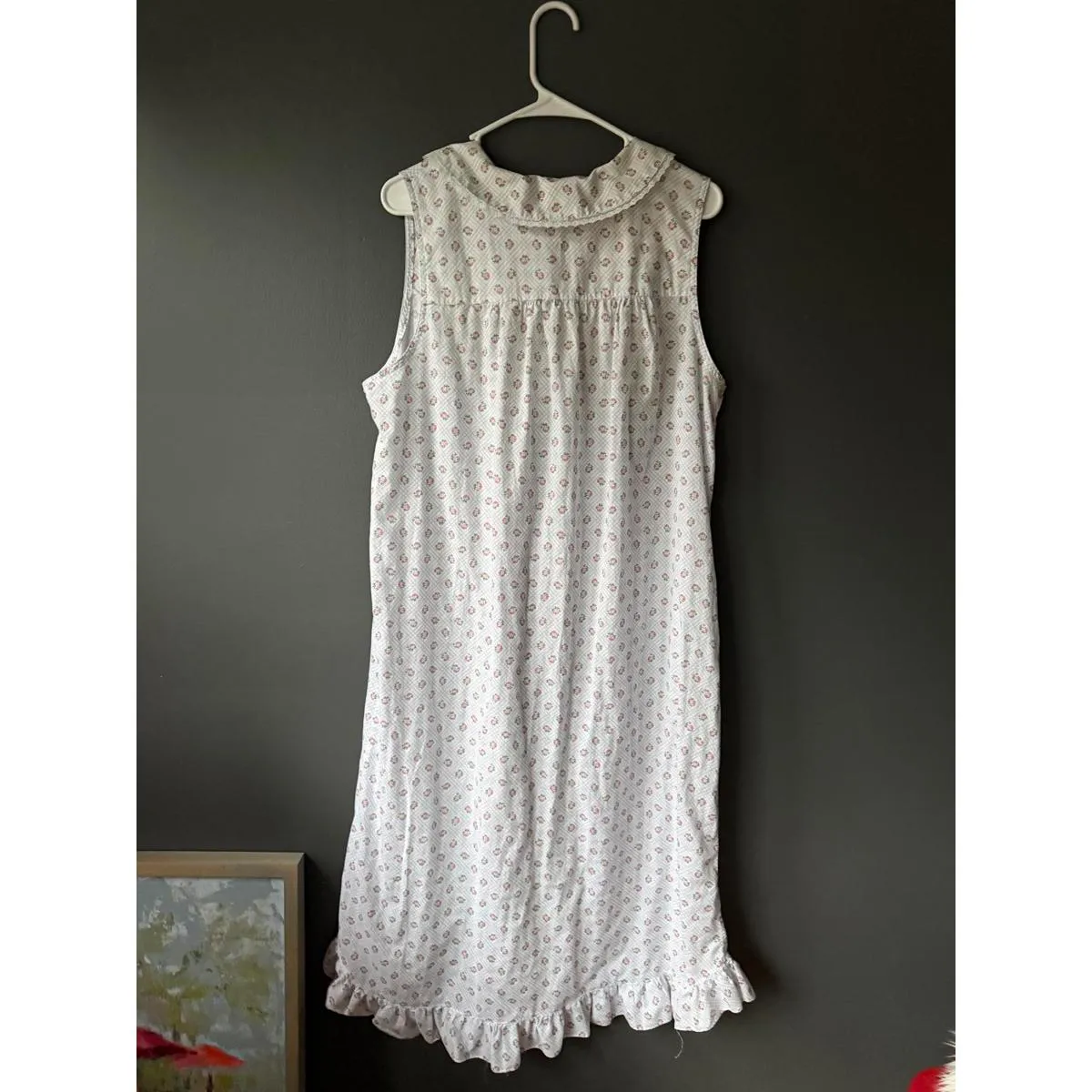 Laura Ashley Large Cotton Nightgown with Floral Pattern - Image 2