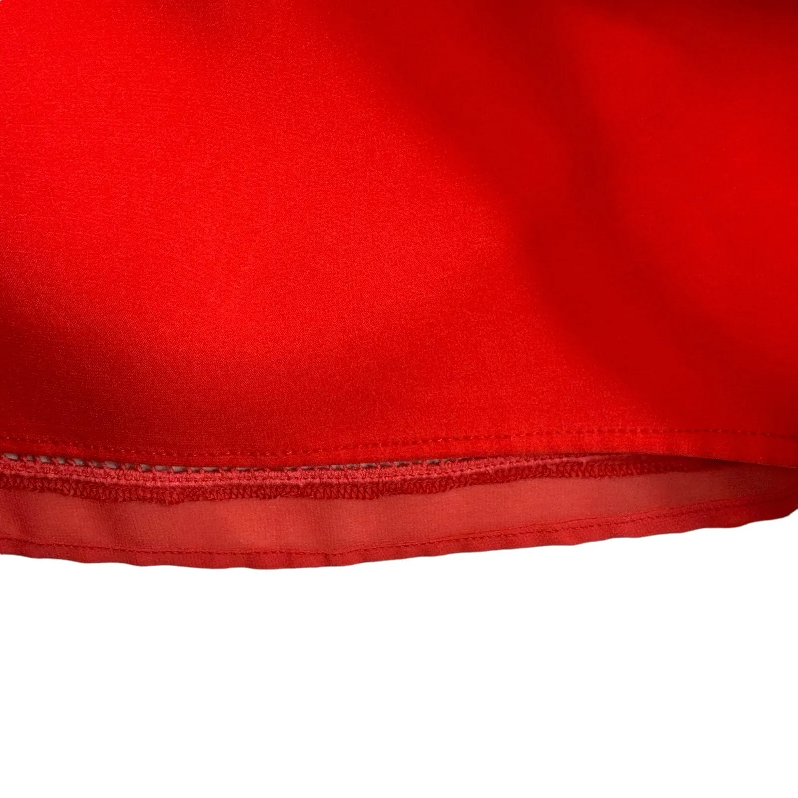 Catherine Maladrino NWT Coral‎ Short Sleeve V-Neck Crochet Short Sheath Dress 2 - Image 5