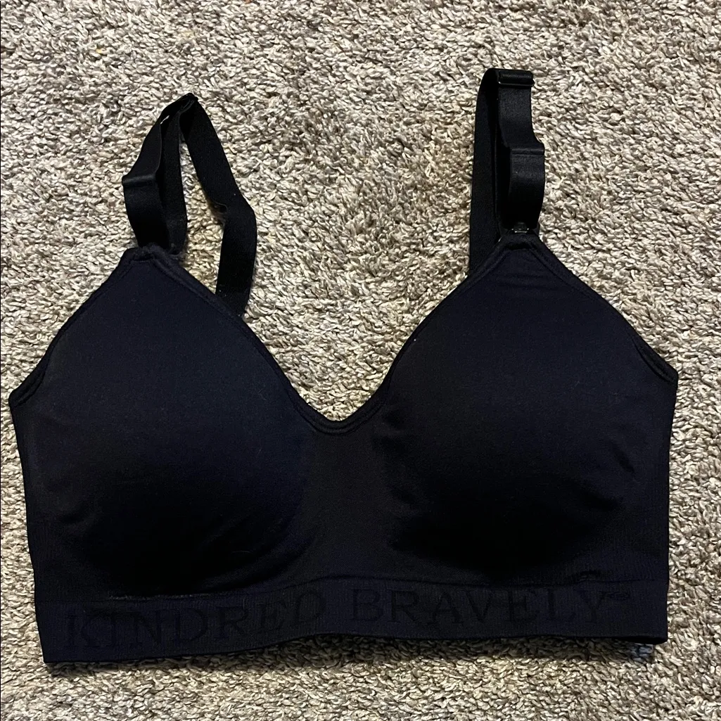 Kindred Bravely Signature Sublime Contour Black Nursing Bra Small Busty Size undefined - Image 2