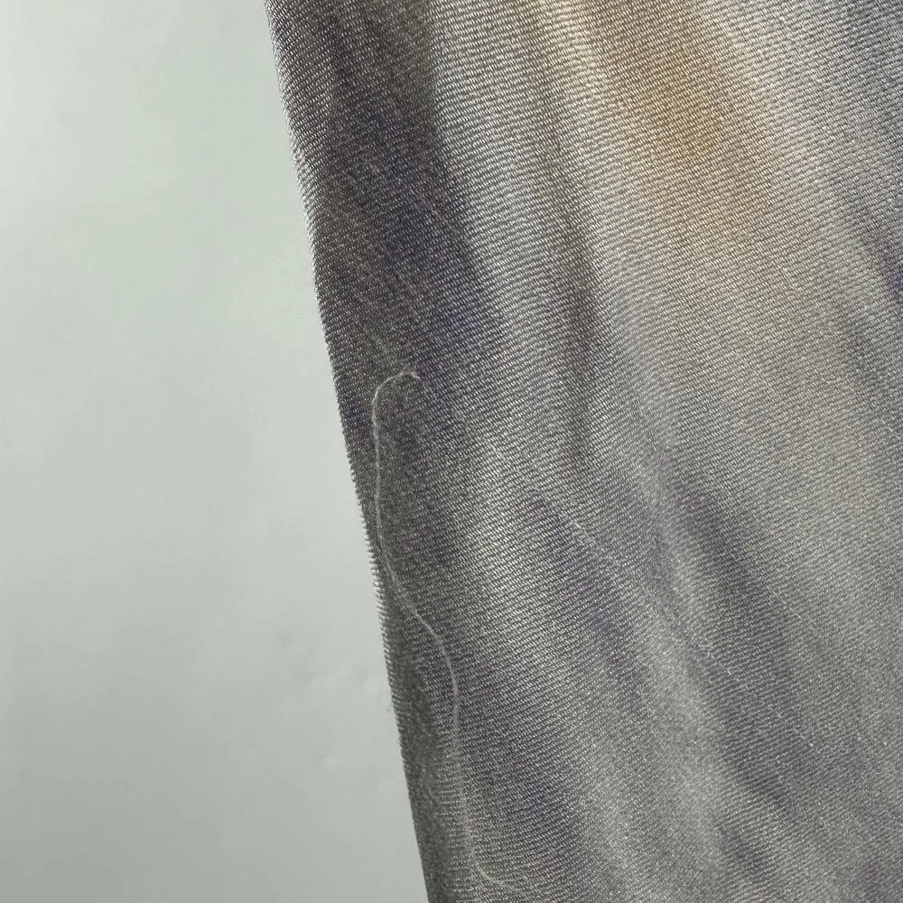 Urban Outfitters Cream Blue Tie Dye Satin Side Zip Casual Maxi Skirt Size 2 - Image 6