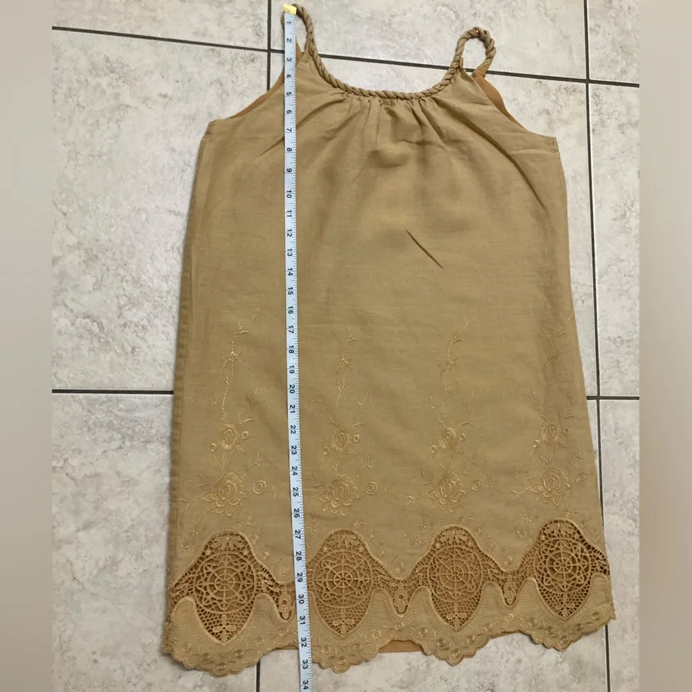 Massimo Dutti Tan Midi Dress - Image 4