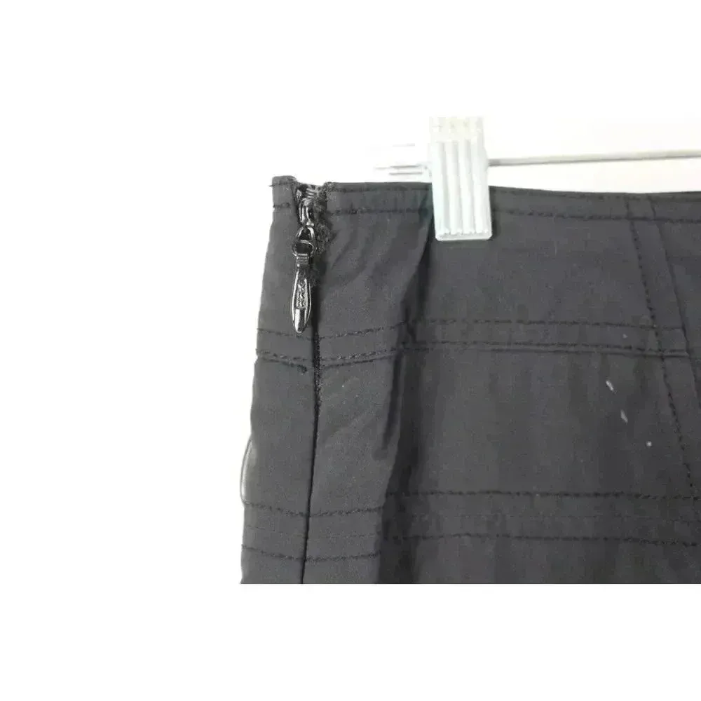 Athleta Womens Size 4 Skort Skirt Shorts Black Golf Yoga Tennis Zip Pocket - Image 4