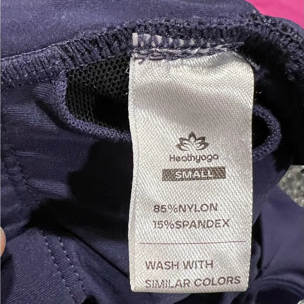 Heathyoga Purple Athletic Tennis Dress W/ Shorts, Pockets Women's Small - Image 5