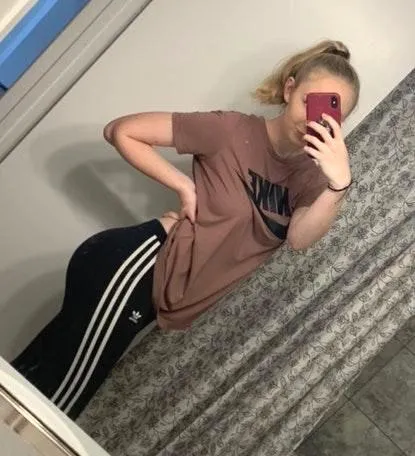 Adidas Black Leggings White Stripes - Image 3