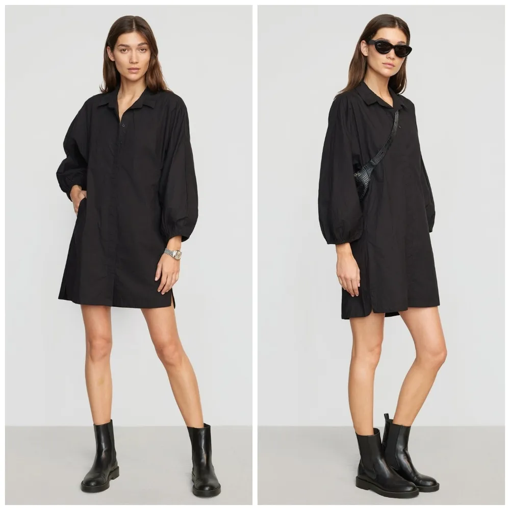 Modern Citizen Clara Open-Back Button Down Dress - Image 3