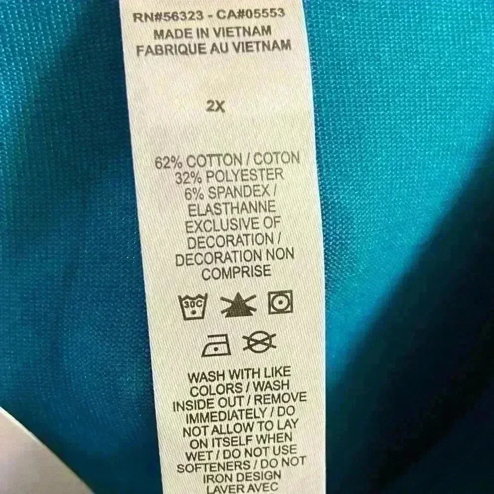 NIKE teal leggings tight‎ fit high rise full length. 2X. NWT - Image 6