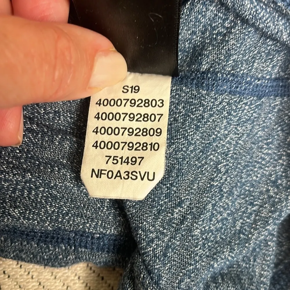 The North Face Womens Blue Modoc Scoop Neck base layer long sleeve shirt - Image 4