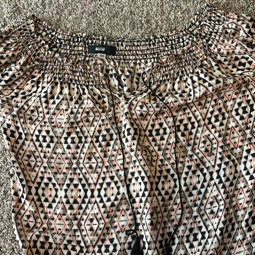 Current Elliott 100% Silk Romper with Tassels and Pockets - Image 9