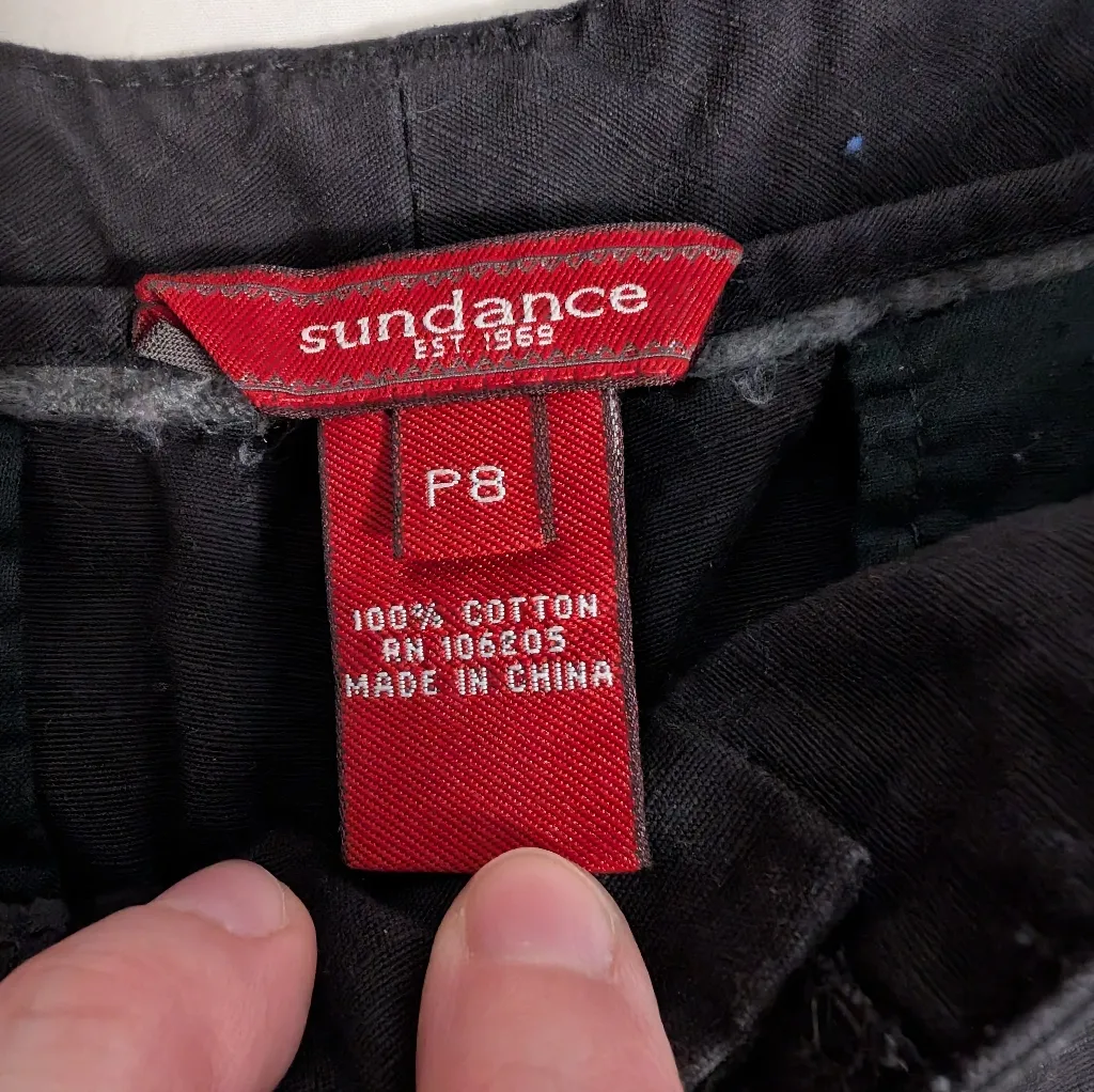 Sundance Nightfall Cargo Pants W8P Black - Image 3