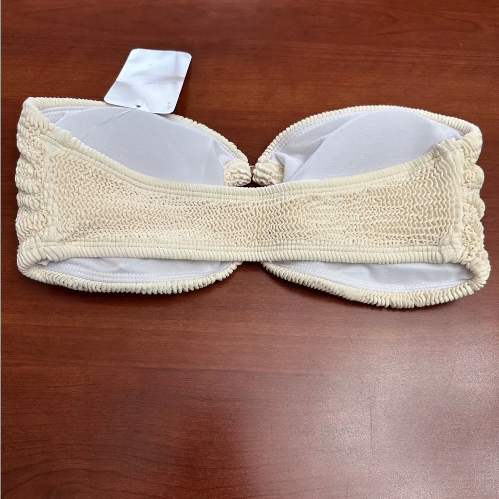 Swims Cream Textured Bikini Swimwear Set Size M - Image 5