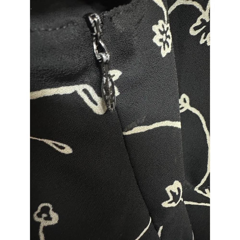 Old Navy Vintage Y2K Dress Sz 8 Black Slip Mini Sleeveless Grunge Milkmaid Bust - Image 5