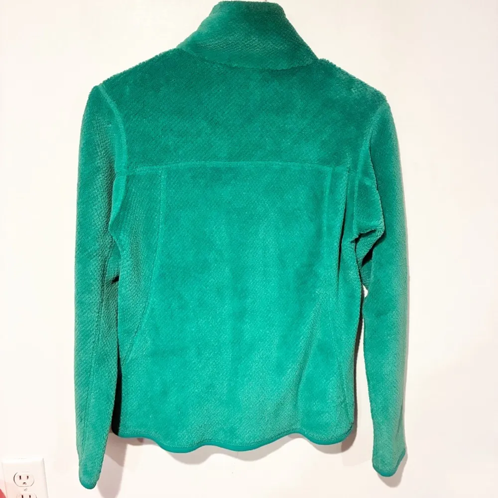 Patagonia Size Small Re-Tool Snap T Plush Fleece Pullover Kangaroo Turquoise - Image 4