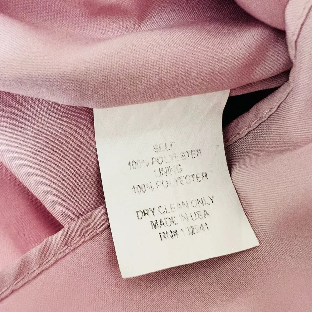 women Odean Dress Pink Quartz strappy smocked asymmetrical S - Image 6