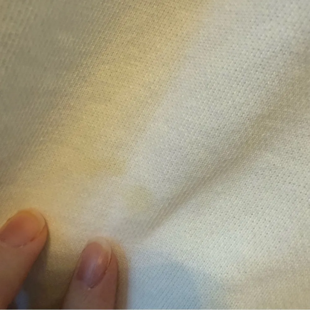 Disney Parks Kisses from Minnie Lace Up White Embroidered Hoodie Size XL - Image 14