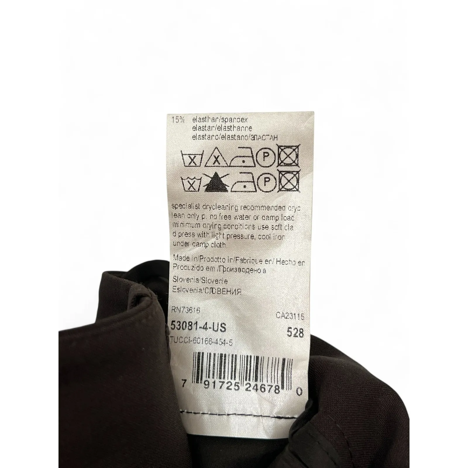 HUGO BOSS | 8 | Trouser Pant straight Leg Chocolate Brown 32" Inseam Womens - Image 7