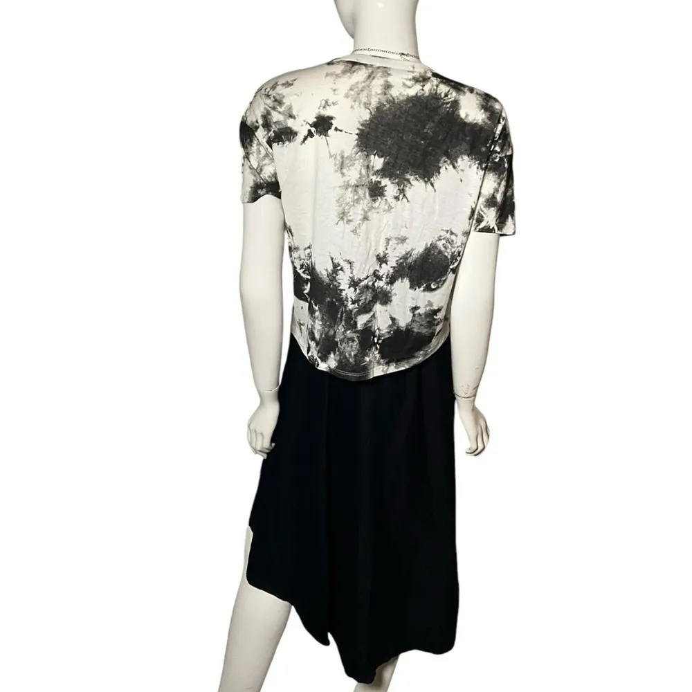 Zara‎ pull-on asymmetric black skirt medium - Image 3