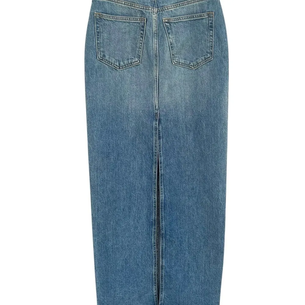 Reformation Daria Ultra High Rise Denim Maxi Skirt - Image 9