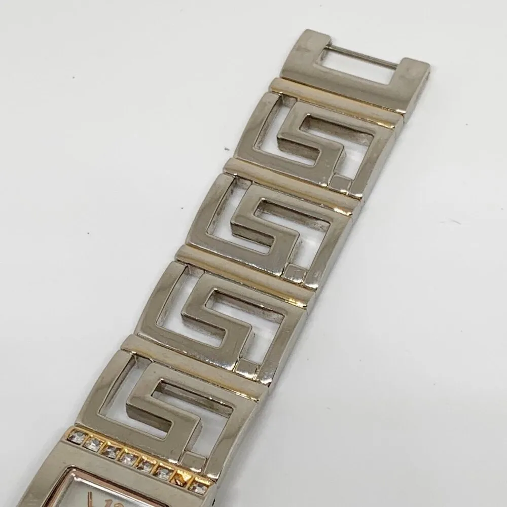Allude women’s watch 21mm silver gold tone bracelet size 6.5” - Image 3