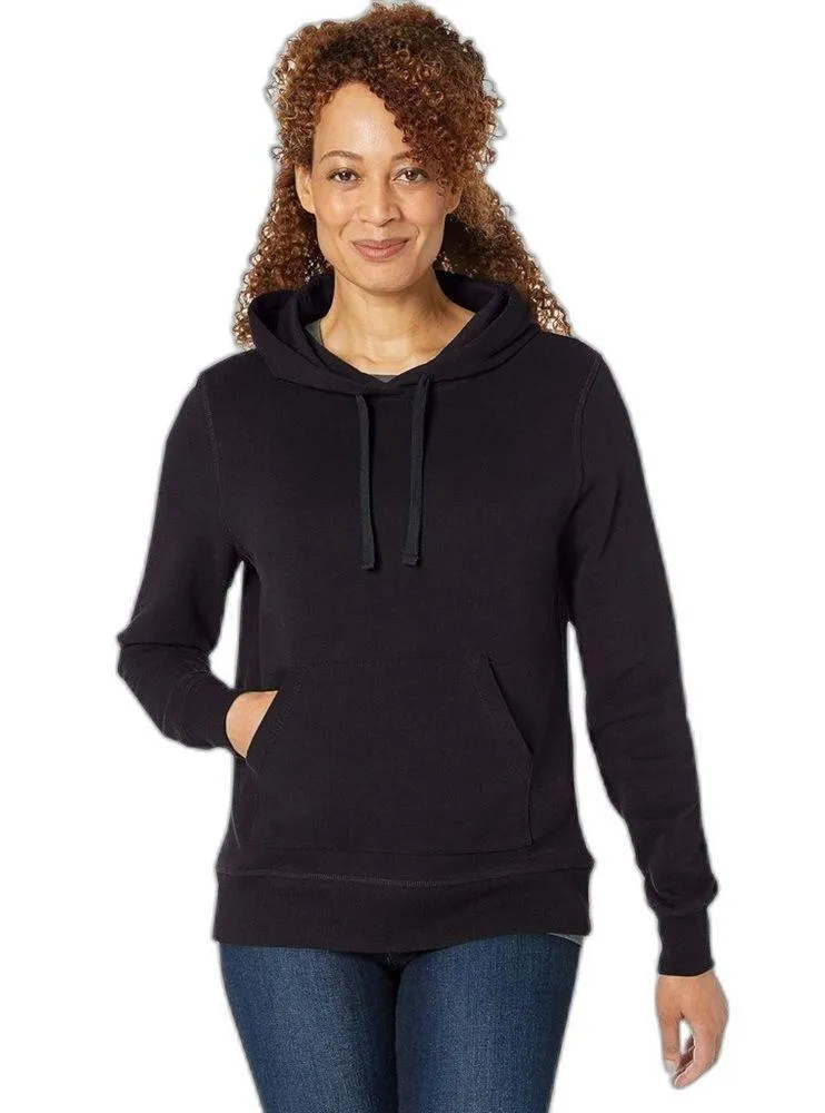 Amazon Essentials Women's French Terry Fleece Pullover Hoodie (583) Black Size XS - Image 3