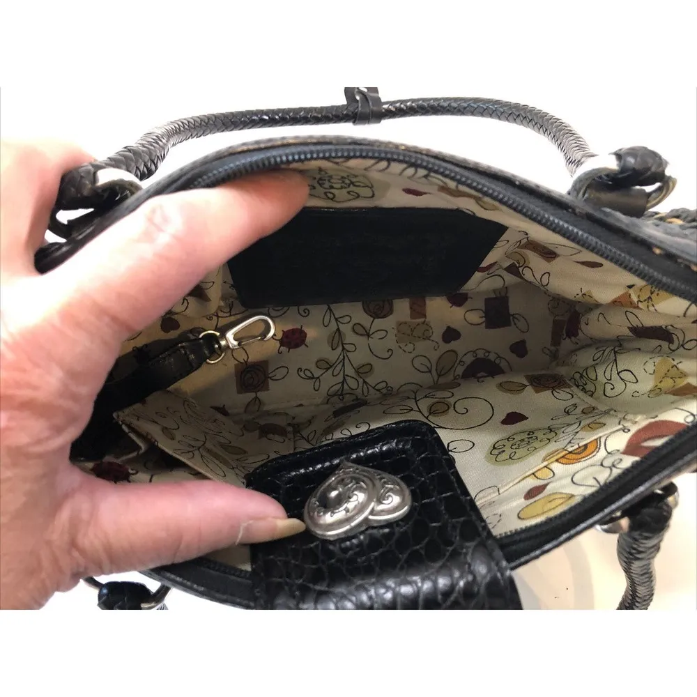 Brighton Woven Weave Straw Shoulder Purse Handbag - Image 10