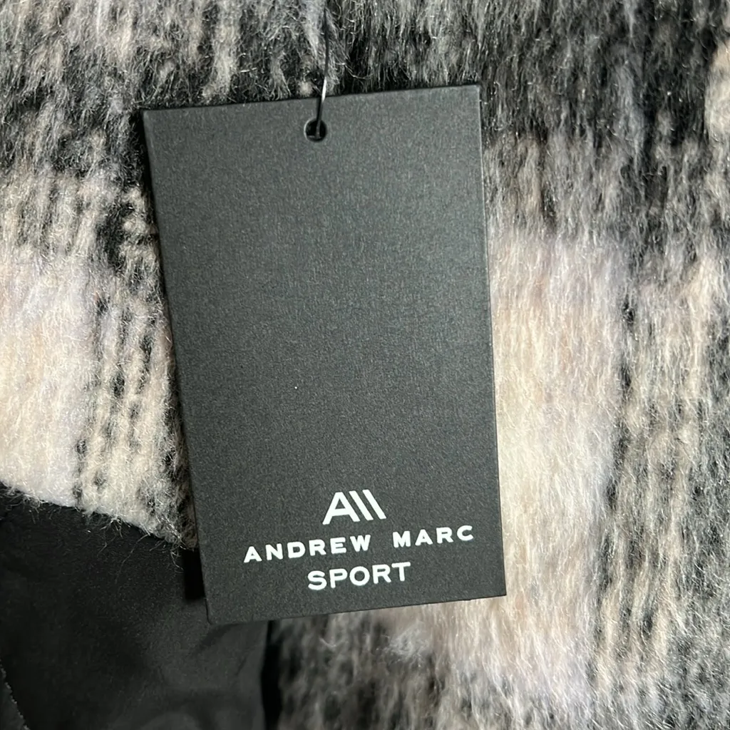 Andrew Marc Sport Mixed Media Shirt Jacket NWT Size M - Image 6