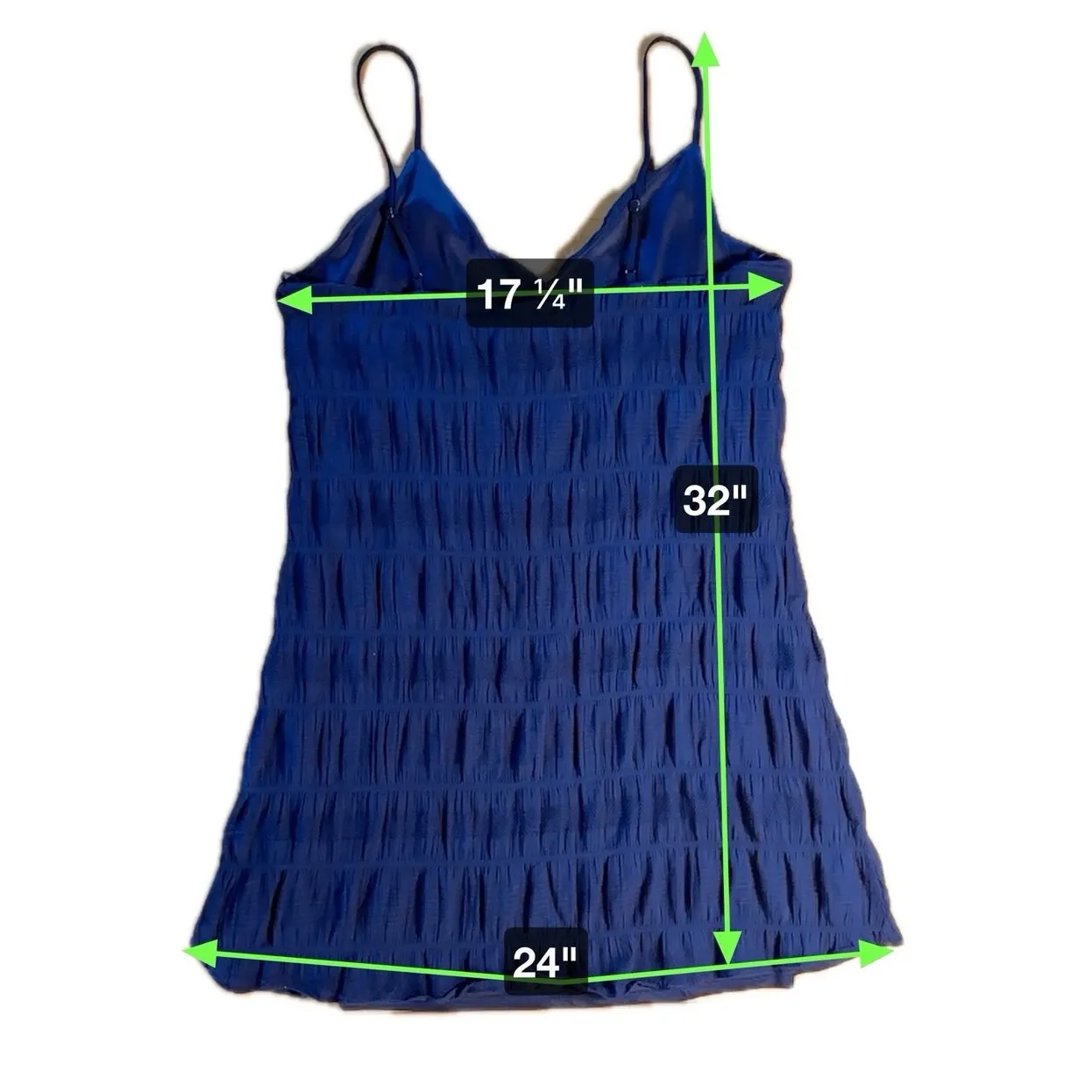 Socialite‎ Women's XL Blue Textured Sleeveless Dress - Image 5