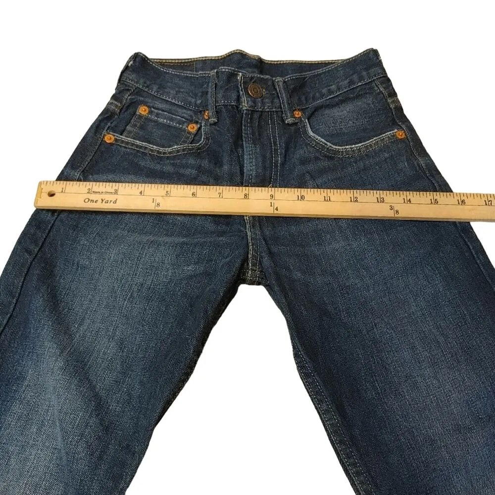 Levi's Straus 527 Boot Cut Dark Wash Cotton Waist 25 Length 25 - Image 4