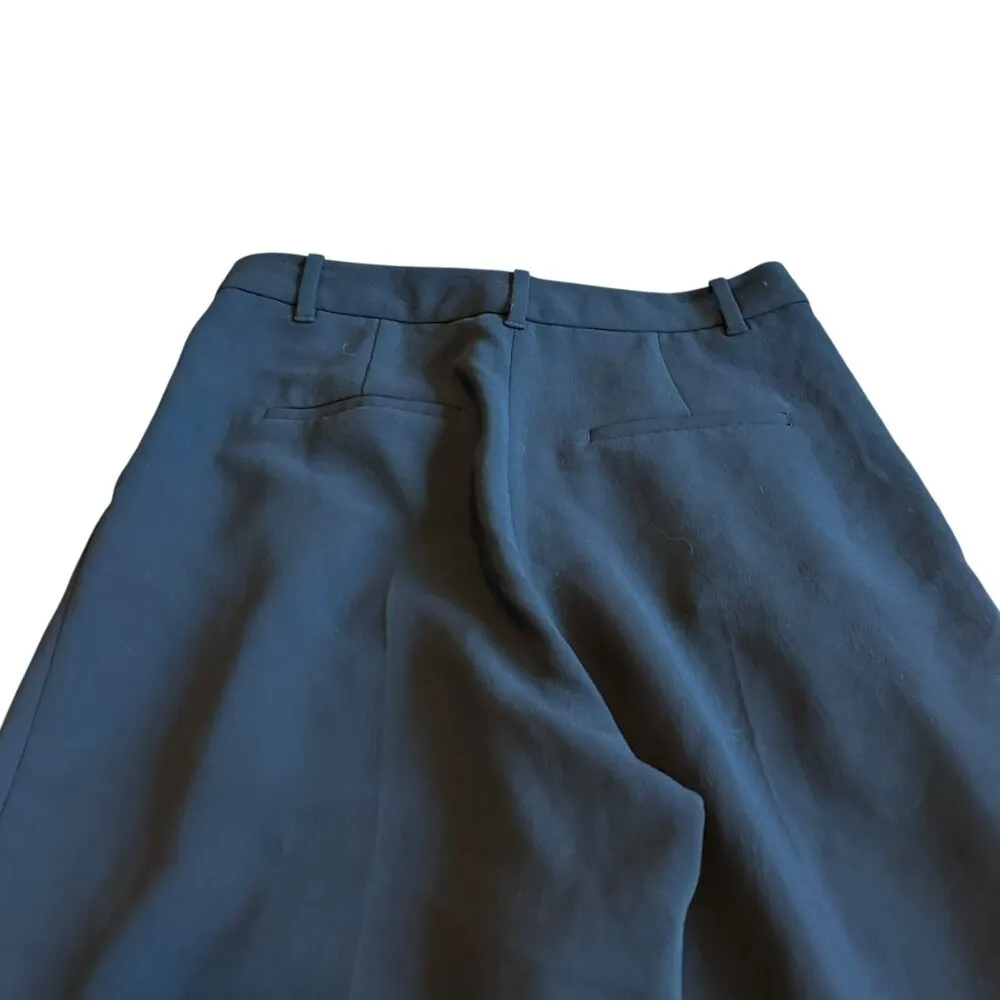 Wilfred Aritzia Black Slacks Trousers Pants Front Back Pleat Size 8 Women's - Image 7