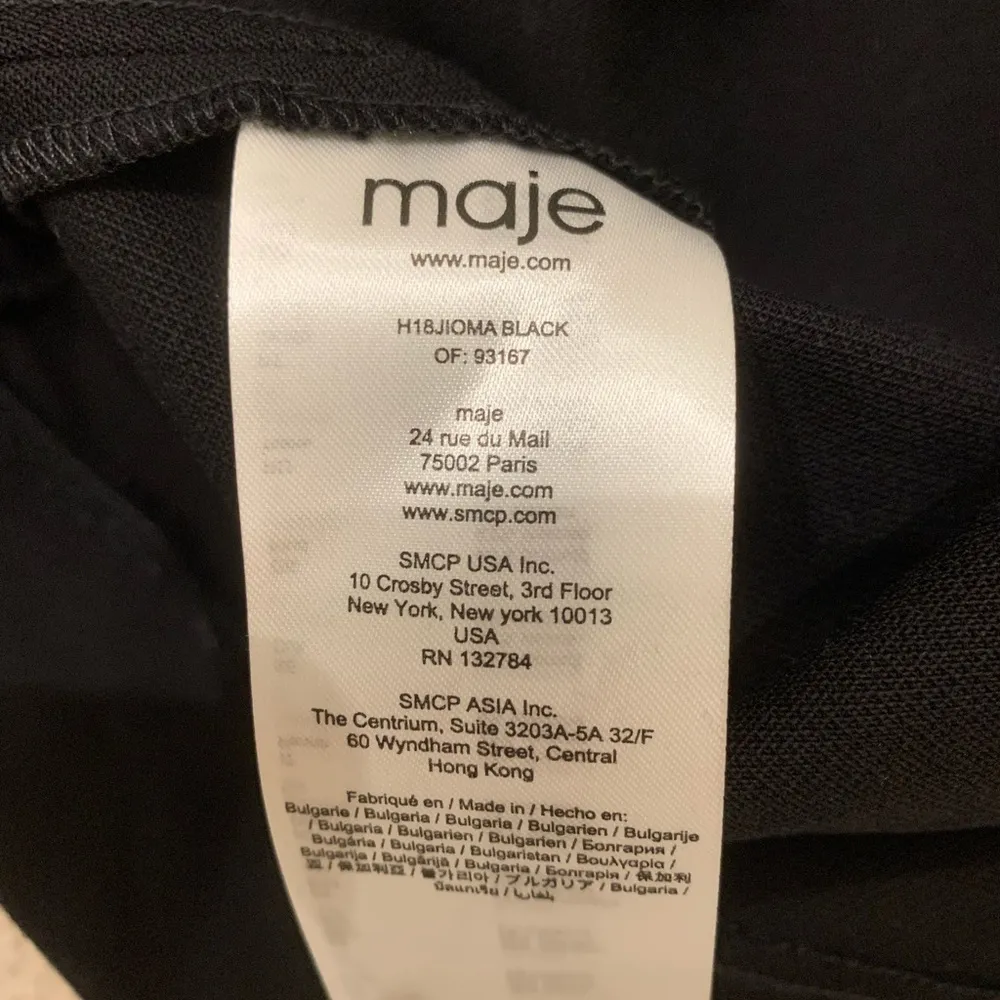 Maje | Jioma Flared Mini Skirt | Black | Size 34 (XS) - Image 9