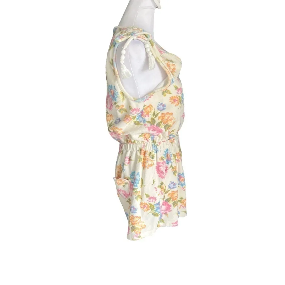 Love Shack Fancy  - Bascom Floral One Piece Romper Sz L - Image 10