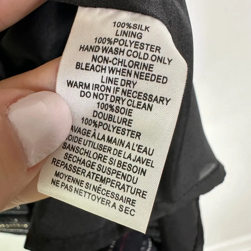 Trina Turk Logan Dress Mini Sleeveless Embellished Rainbow Stripe Size 2 - Image 5