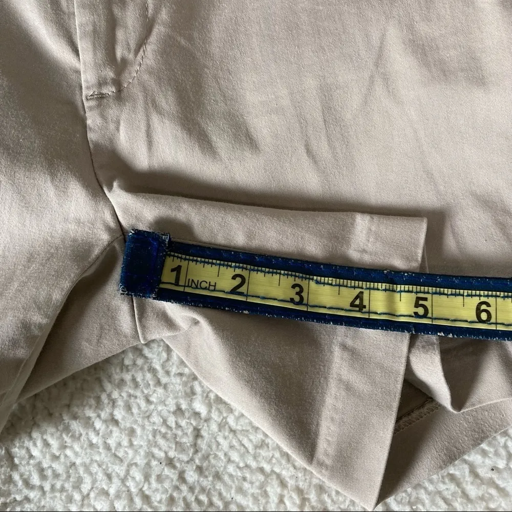 Banana Republic Avalon Khaki Chino Shorts Tan Cream Brown XSmall 0 - Image 6