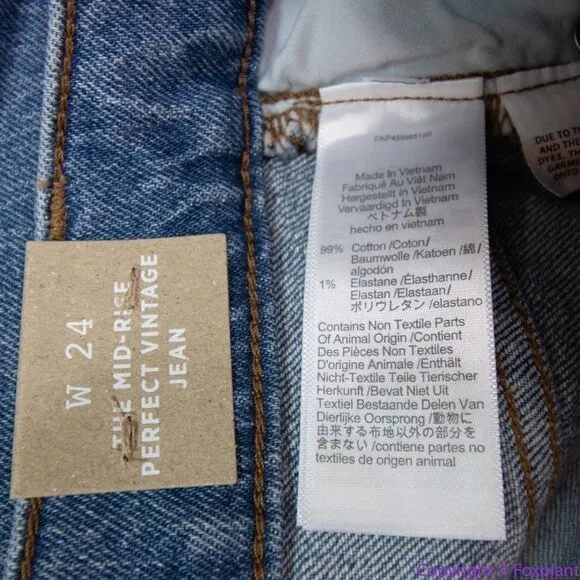 NEW Madewell The Mid-Rise Perfect‎ Vintage Jean in Enmore Wash, 24 - Image 15