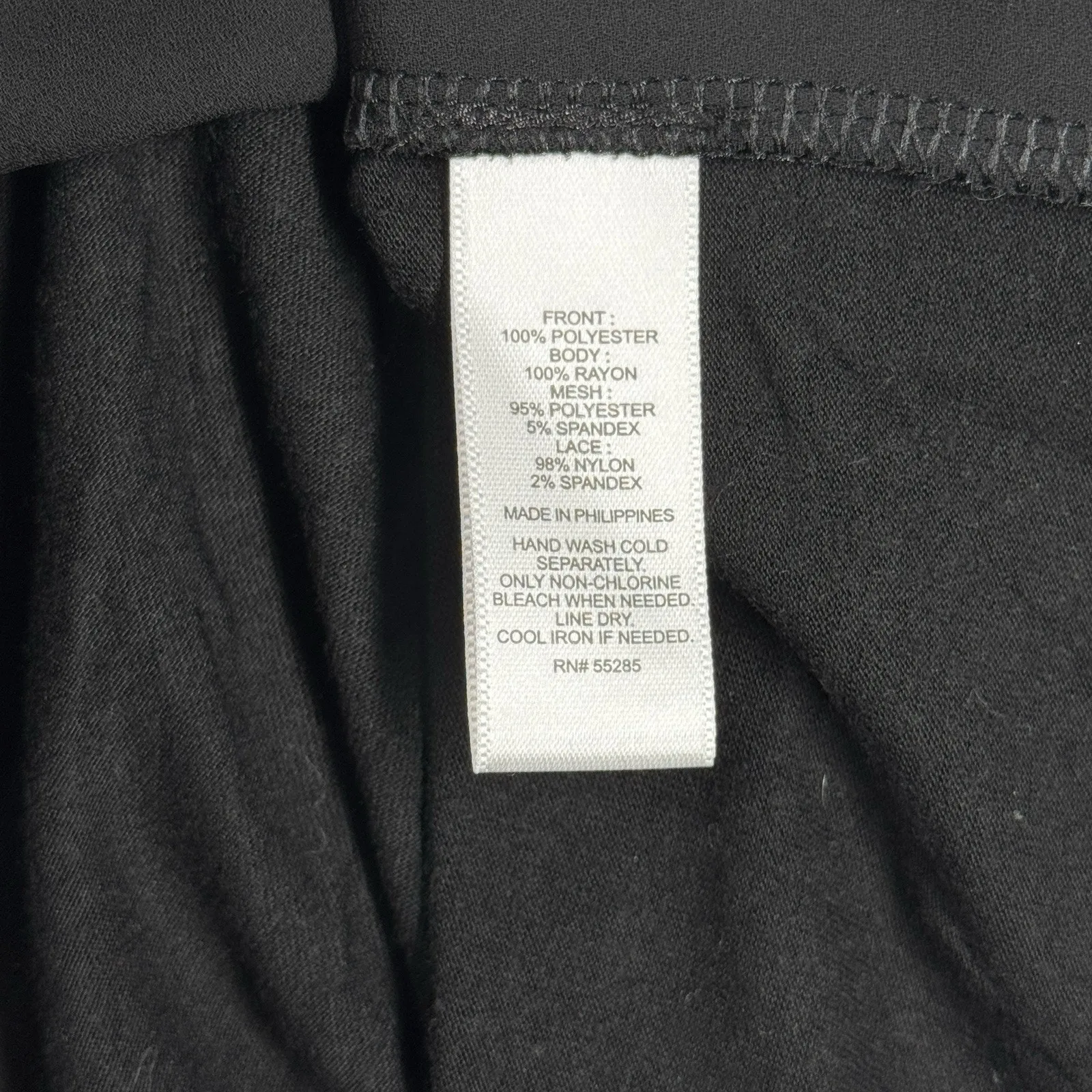 Express Shirt Womens Small Black Gold‎ Zip Sheer Lace Neutral Party Whimsygoth - Image 7