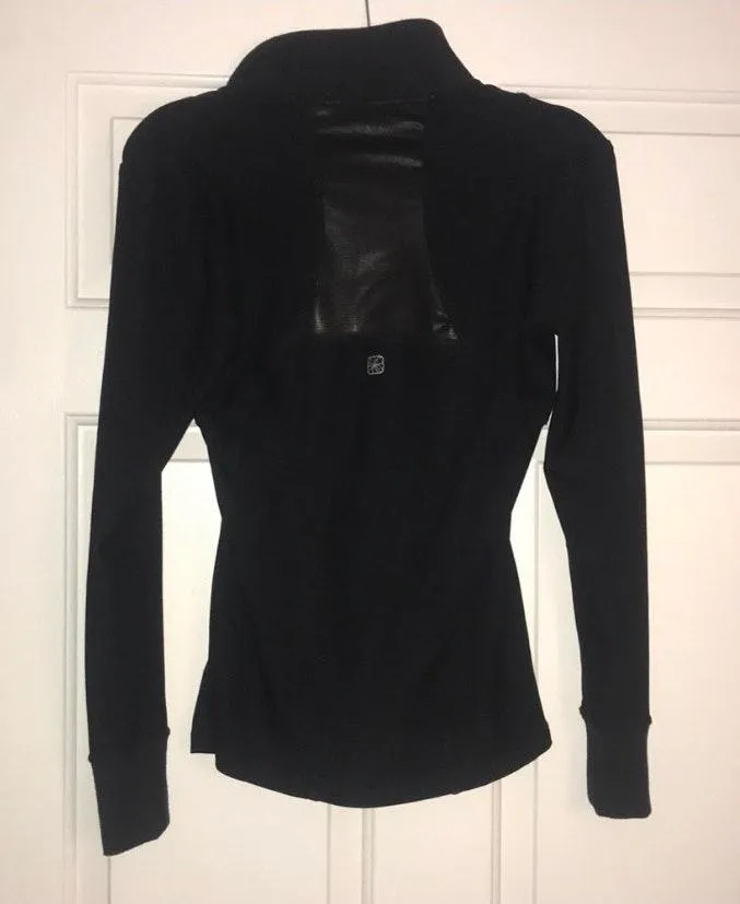Black Yoga Jacket - Image 2