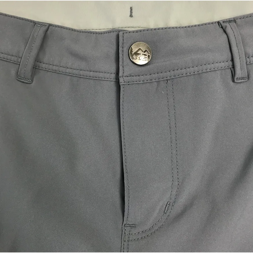 REI Adjustable Straight Pants Sz 8P Gray Stretch Outdoor Travel Versatile NWOT - Image 7