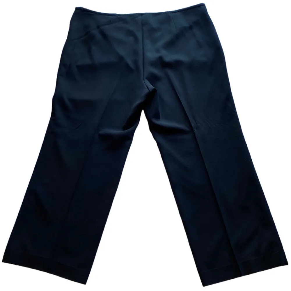 🖤 Jones New York Classic Black Lined Dress Pants, Side Zip, No Pockets, 20W - Image 6