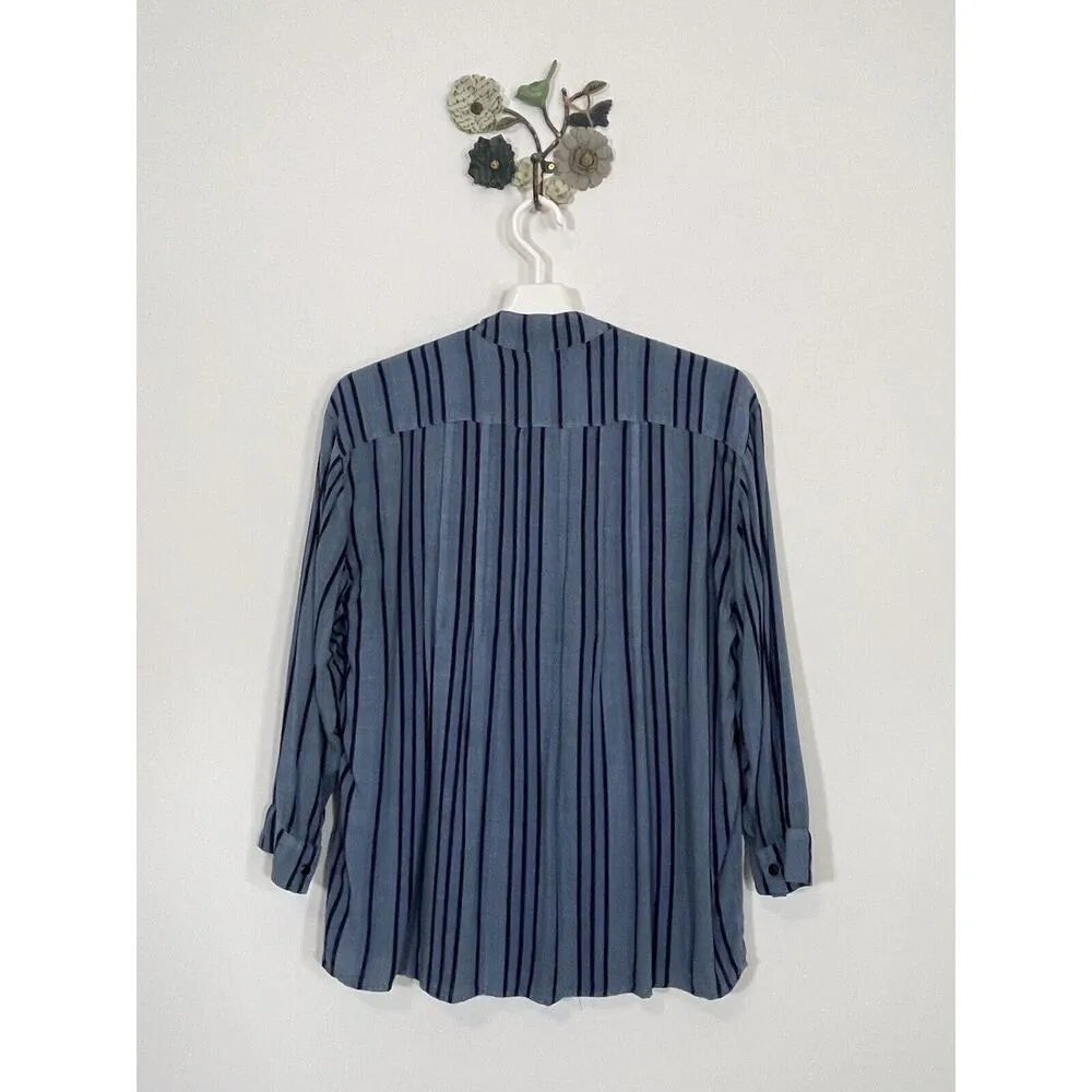 Dear John  Pullover Top Blue  Striped Tunic Top Size Medium NWT - Image 7