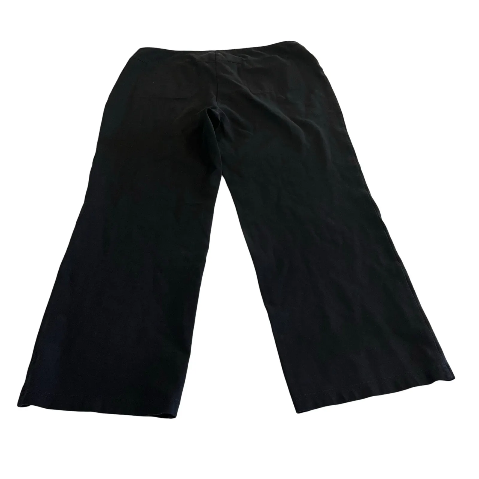 Eileen Fisher  Wide Leg‎ Black Pants size Large - Image 2