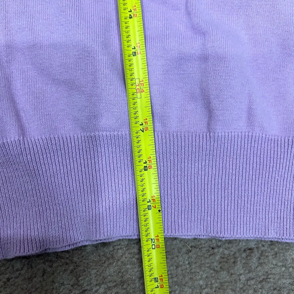 Vintage Polo Ralph Lauren Polo Jeans American Flag Purple Sweater Size Small - Image 4