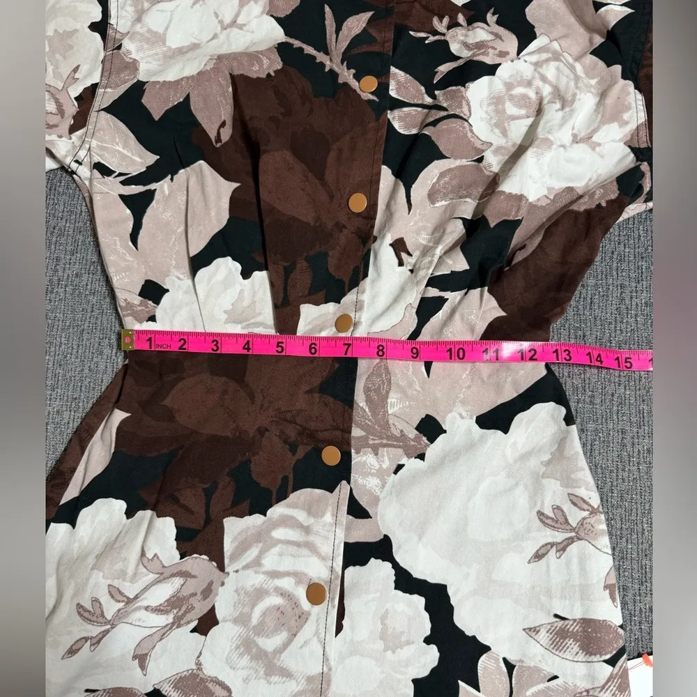 ASOS Design Floral Print Cotton Twill Shirtdress - Image 12