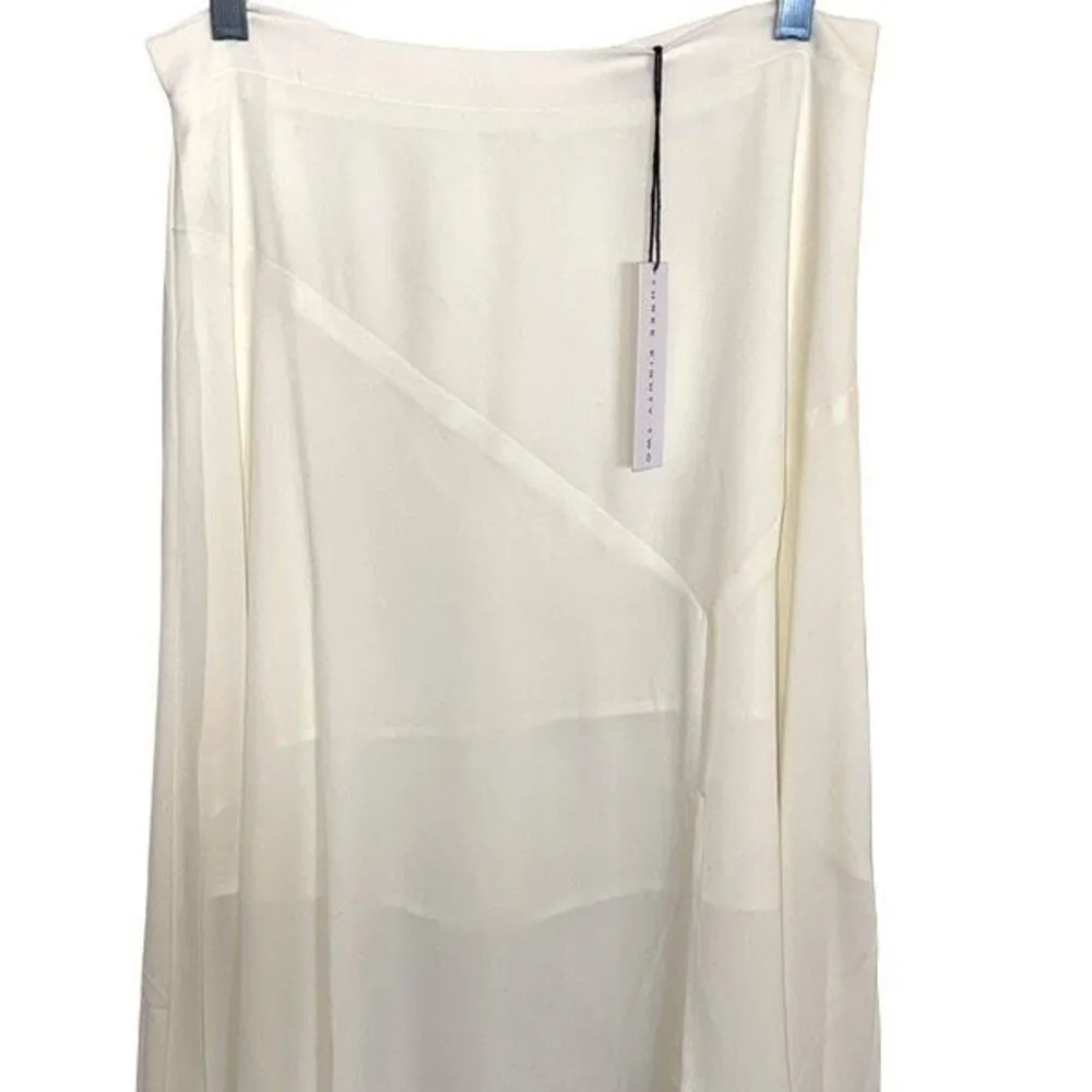 Three Eighty Two Womens‎ Slit Front Chiffon Nolan Maxi Skirt Size Small NWT - Image 2