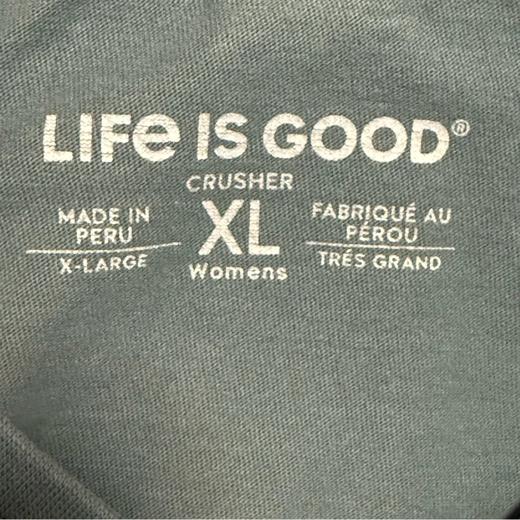Life is Good I Go Both Ways Long Sleeve Crusher Tee Persian Blue Size XL - Image 6
